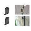Newly Upgraded Outdoor Resin Shed Hasp Latch Fit for Rubbermaid
