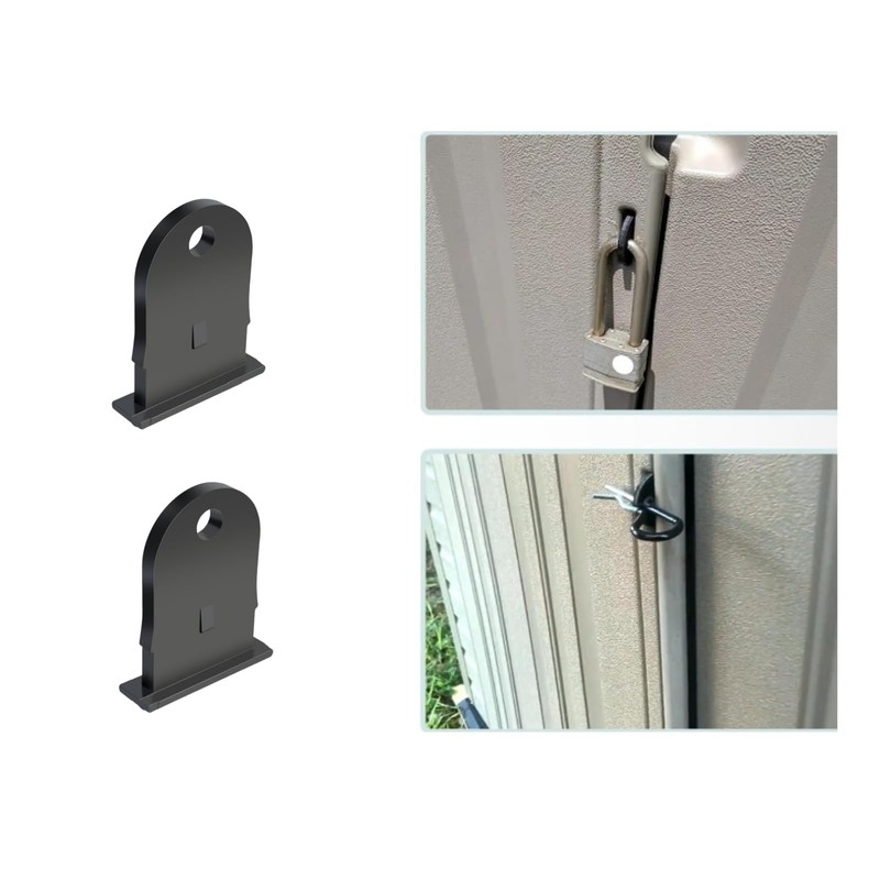 Newly Upgraded Outdoor Resin Shed Hasp Latch Fit for Rubbermaid