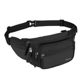 ProCase Riñonera y Mochila de Cintura para Hombres y Mujeres, Bolsa de Cadera para Viaje, Senderismo, Correr y Deportes al Aire Libre - T...