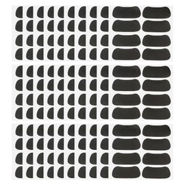 PATIKIL 120 Pairs Sports Eye Black Stickers, Under Eye Black Strips Football Face Stickers Breathable Eyeblack Sticker for Baseball Fans on Game Day, Glitters Black