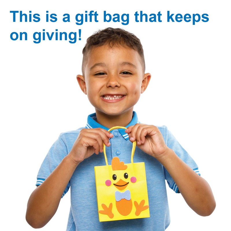 Baker Ross Easter Gift Bags, Pack of 4, Easter Crafts