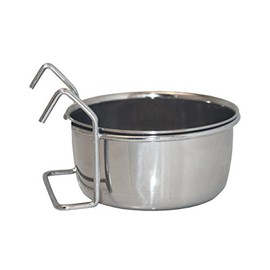 Pet Platter Hook On Pet Bowl,Silver,150 ml