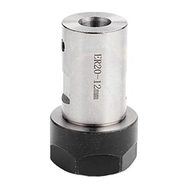 Collet Chuck, C25 ER20 50L CNC Milling Motor Spindle Extension Rod Holder Trimmer Shaft Adapter Clamping Tool High Precision Power Lathe Chucks for Boring Milling Drilling Tapping Router(12mm)
