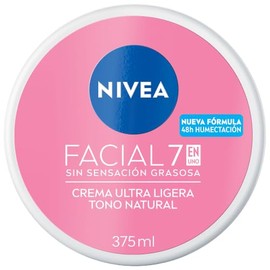 Nivea Cuidado Facial 7en1 Crema Ultra Ligera Tono Natural 375ML