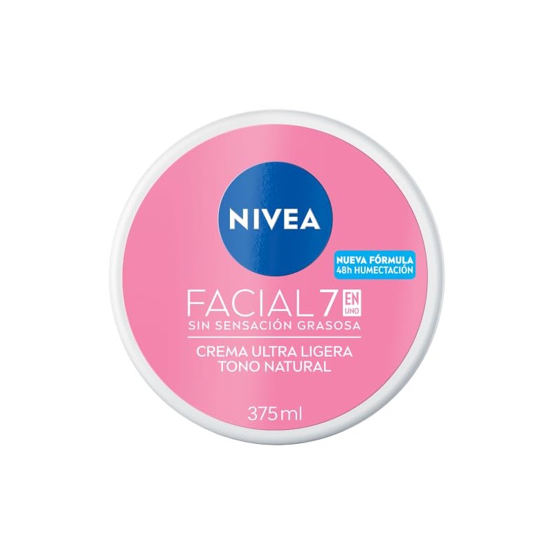 Nivea Cuidado Facial 7en1 Crema Ultra Ligera Tono Natural 375ML