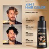 Black 5-Minute Mixing Beard Grooming Kit - Grey Reducing, 4-in-1