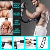Twister Arm Trainer, Adjustable Chest Training Device with Bracelet Guards,