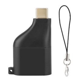 Cabledeconn Type C to VGA Adapter 1080P 60Hz Resolution with Keychain for Laptop Mobile Phone