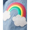 Gymboree,Girls,and Toddler Embroidered Short Sleeve Dress,6,Rainbow Stripe