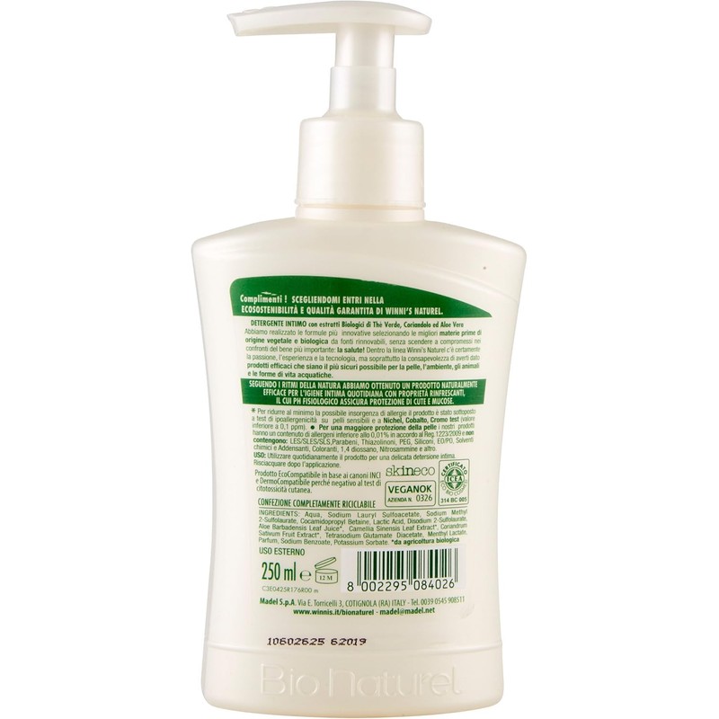 Winnis Naturel Detergente Intimo - 250 ml, 21