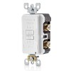 Leviton White SmartlockPro AFCI Blank Face Outlet 20 Amp 125