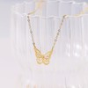 RIXERKOC Butterfly Pendant Necklace Women, Hypoallergenic 18K Gold Plated Gold