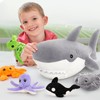 MorisMos 23in Shark Stuffed Animal with 5 Sea Stuffed Animal