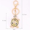 Crystal Rhinestone Diamante Longevity Tortoise Shoe Decoration Chain for Phone