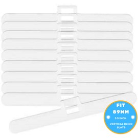 50 Vertical Blind Top Hangers for 89 mm (3.5 Inch) Slats, White,Spare Parts For Repair