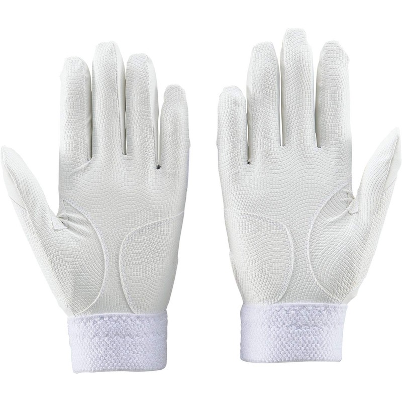 ZETT BG578HS (1100) White Batting Gloves, For Both Hands, High