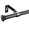 Curtain Rods for Windows 66 to 120 Inch, Small Matte