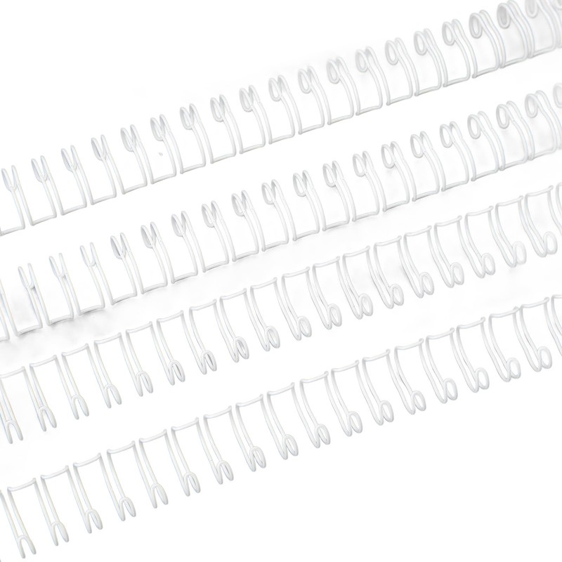 Pack of 100 Double Loop Wire Binding Combs, 60 Sheet