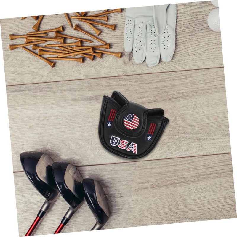 WOONEKY Stylish PU Mallet Headcovers for Secure Protection of Golf