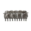 Creative Co-Op Resin Sheep Planter with Distressed Iron Finish