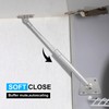 Biugaaufai 4 Pack 8 inch Gas Struts Cabinets Hinge with