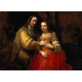 The Jewish Bride by Rembrandt