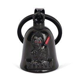 Wukong Guardian Bell for Motorbikes: Motorbike Gifts Gremlin Bell Motorcycle, Keychain Key Rings Motorbike Accessories Lucky Gifts for Men and Women