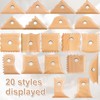 GlikCeil 20 Pieces Pottery Ribs Pottery Tools Pottery Foot Shaper