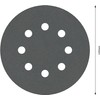 BOSCH (Bosch) sanding paper 125mmƒÓ # 400 (5 pieces) [2,608,605,121]