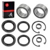 Front Wheel Bearings & Seals Circlip Dust Seal Compatible with