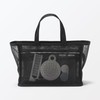 MUJI 84920844 Nylon Mesh Spa Pouch, Approx. 11.4 x 3.5