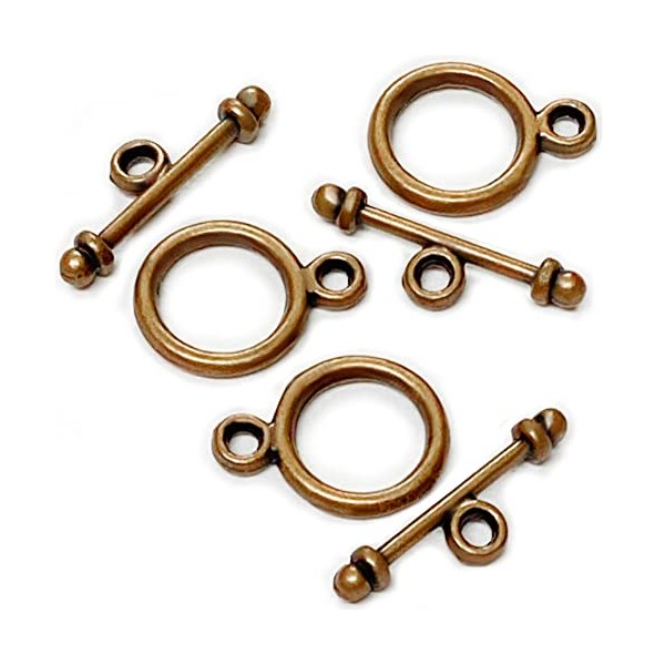 Copper Toggle Jewelry Clasps Necklace Toggle Clasp Small Toggle Clasps for
