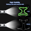 Vizbrite Rechargeable LED Dog Harness - No Pull, 4 Point