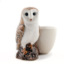 Quail Ceramics Barn Owl Egg Cup