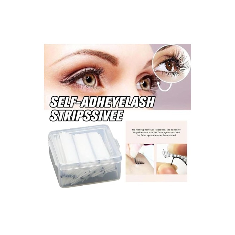 40 Pcs Fake Lashes No Glue Apply False Lashes Eyelash