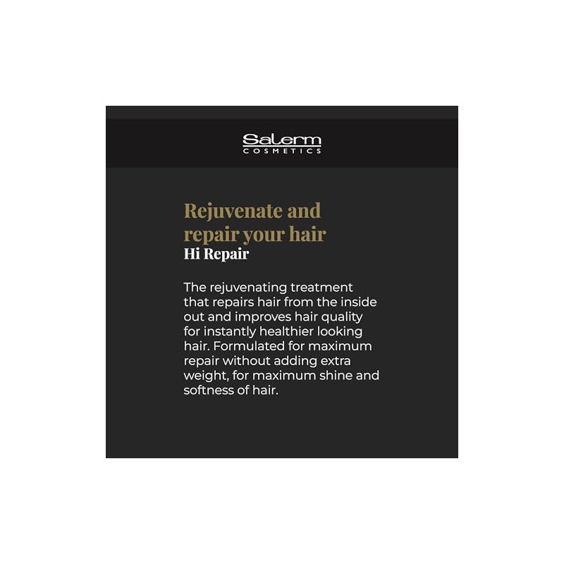 Salerm Hi Repair Shampoo 9.0 oz (250 ml)