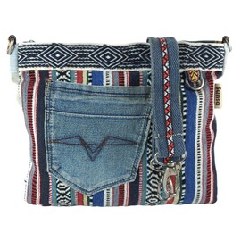 Sunsa Damen Taschen Umhängetasche Handtasche Canvas & Jeans. Große Boho Crossbody Tasche/bag Schultertasche, Geschenkideen für Frauen/Mädchen nachhaltige Produkte 52372