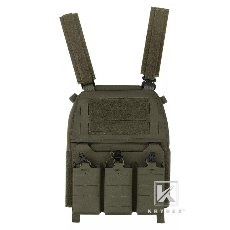 KRYDEX FCPC V5 Plate Carrier Tactical Vest Zip On Back