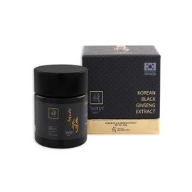 Ginseng Korean Black 100g Concentrated Extract 100% Natural 3 Months High Saponin 80mg/g Ginsenosides Rg1 Rb1 Rg3 > 6mg/g Enhanced in Gin Inserosides Rg3, Rg5 and Rk1
