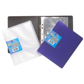Tiger A5 slim ring binder + 10 punched pockets (single)