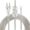RTNLIT 16FT Lamp Cord with On/Off Button Switch and Polarized