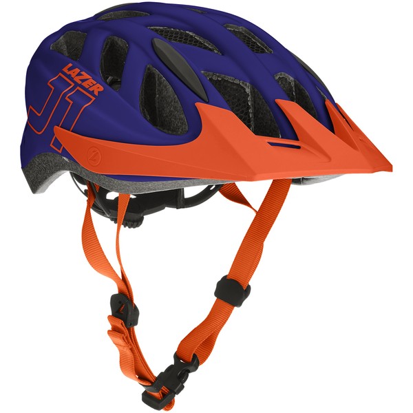 Lazer Skoot Children J1 Bicycle Helmet, Children's, FA003716047, Blue/Orange, One Size