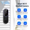 ByteBlaz 1080p Wireless Video Doorbell Camera, Smart AI Human Detection,