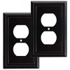 Harmon Designs Sunken Pearls Switch Plate/Wall Plate/Outlet Cover (Single Duplex