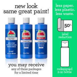 Apple Barrel Acrylic Paint in Assorted Colors (8 oz), K2605 Crimson- Pack of 1
