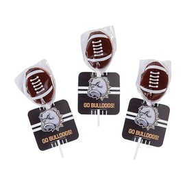 Fun Express Custom Photo Football Lollipops - 24 Pieces