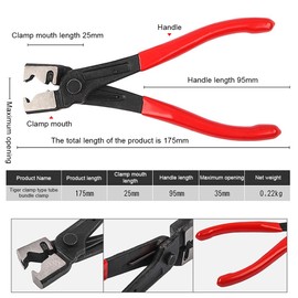Hose clamp pliers, hose clamp pliers, multi-purpose pliers, hose clamps pliers, hose clamp pliers, car repair tool, hose clamps removal repair tools
