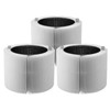 (3 Pieces) 511i Max Replacement Filters Compatible with Blue Pure 511i Max Air Purifier, H13 True HEPA Filter, 2-in-1 Activated Carbon Filters, Compare to Part # F5MAX, 511i Max White Filter