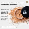 NC-INC Mineral Powder Foundation, Sun-Kissed Beige 9, Buildable Coverage 8g