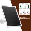 Solar Panel Charger for Ring Camera,6W Solar Charger Compatible with